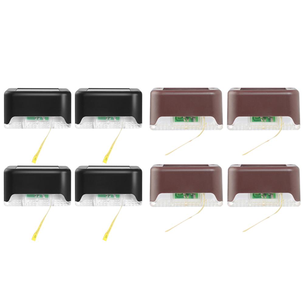 

4pcs Solar LED Stair Lamp Waterproof Garden Courtyard Outdoor Fence Light, 501 Original
