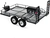 RC Trailer Metal 1/10 Scale Trailer Kit, for RC Crawler axial SCX10 D90 Wrangler TRX6 TRX4 Redcat GEN8 RGT 86100 SMT CFX CC01 CC02 LC80 trx4 Upgrades (RC Trailer Kit)