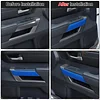 Aunginsy Car Inner Door Panel Strip Trim Cover Compatible with Toyota Tundra 2022+/Sequoia 2023+ Front Rear Door Handle Panel Decorative Cover Protector Accessories(Without Memory Seat Switch Hole)