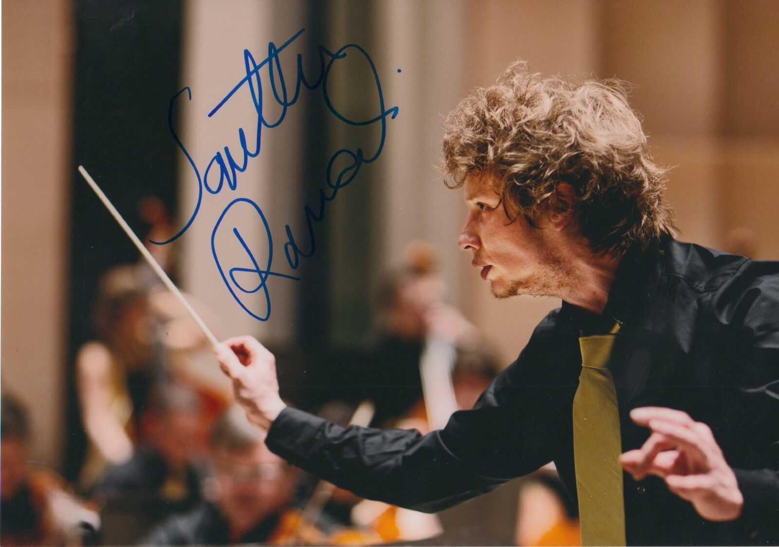 Santtu-Matias Rouvali Conductor signed 8x12 inch Photo Poster painting autograph