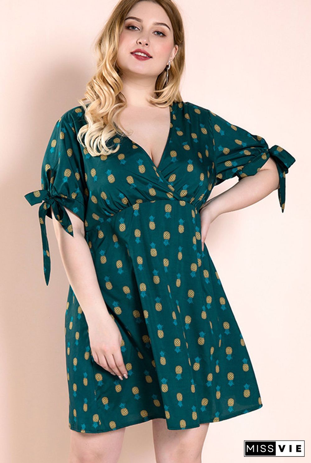 Boho  Short Mini Wrap Dress P10314