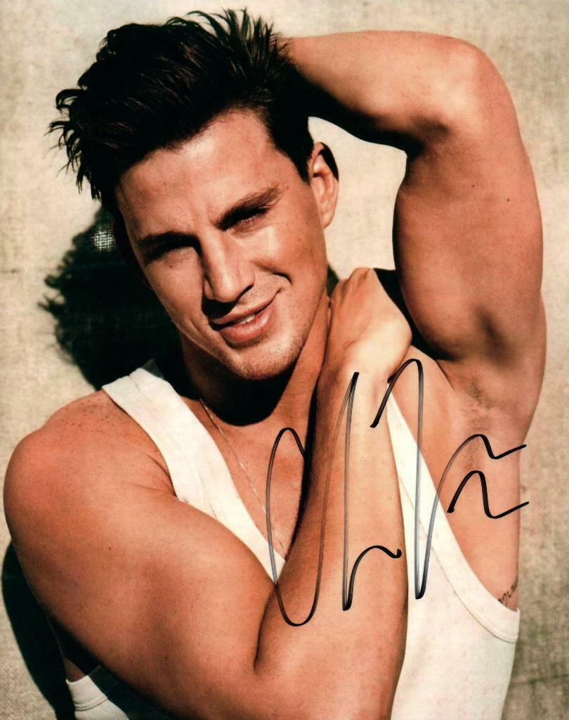 Channing Tatum Autographed 8x10 Photo Poster painting signed picture + COA