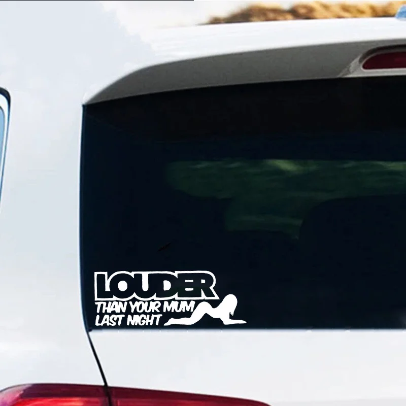 LOUDER THAN YOUR MUM LAST NIGHT Sticker