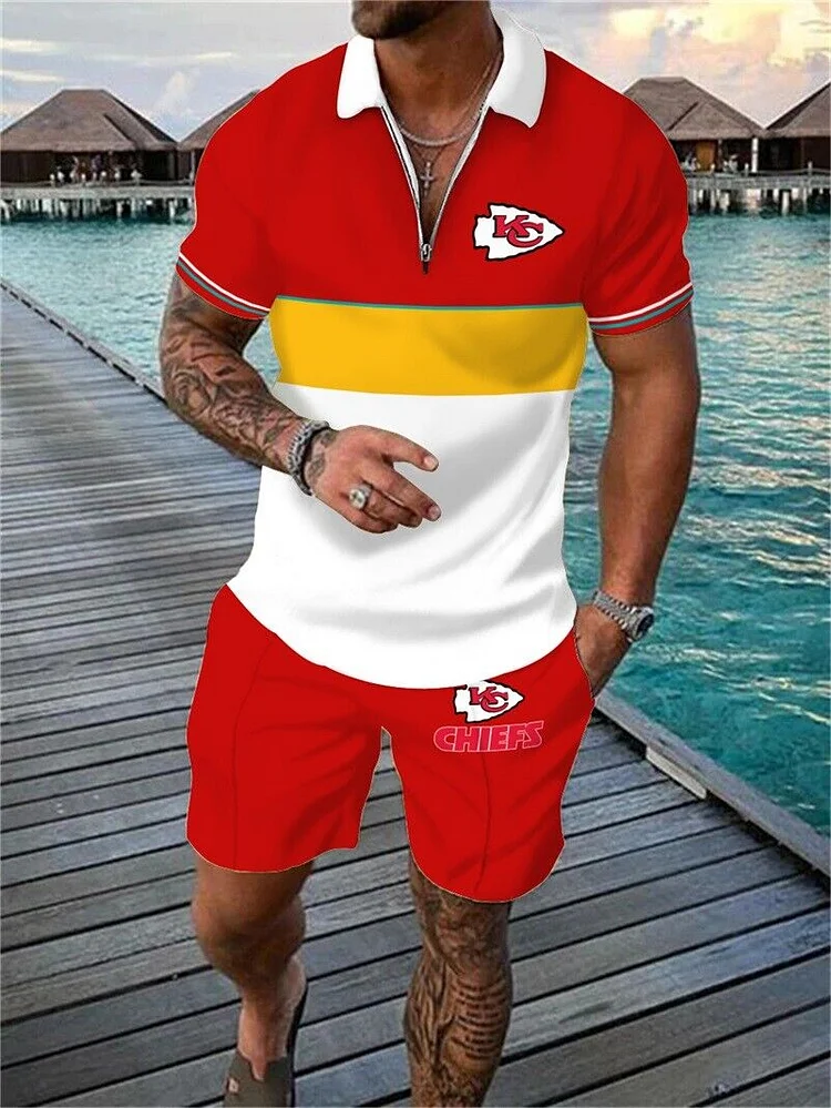 Kansas City Chiefs
Limited Edition Polo Shirt And Shorts Two-Piece Suits
