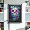 Skull - Full Round Diamond Painting  30*40cm/40*50cm