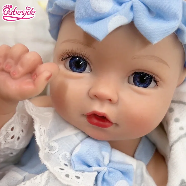 [Ships Within 24 Hours] Babeside 12" Full Silicone Reborn Baby Girl Terry with Eyelashes