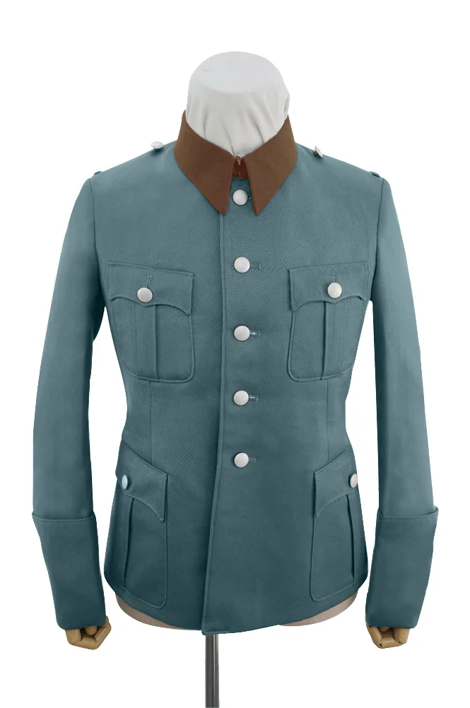   Polizei German Gendarmerie General Officer Gabardine Service Tunic Jacket 5 Buttons German-Uniform