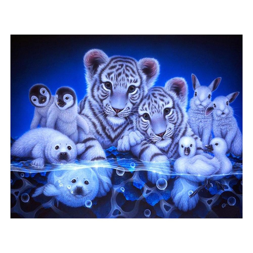 

30*25CM - Animal - Round Drill Diamond Painting, 501 Original