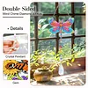 2pcs Dragonfly Diamond Painting Double-sided Crystal Window Suncatcher Craft Set Birthday Gifts Home Garden Decor Hanging Kit