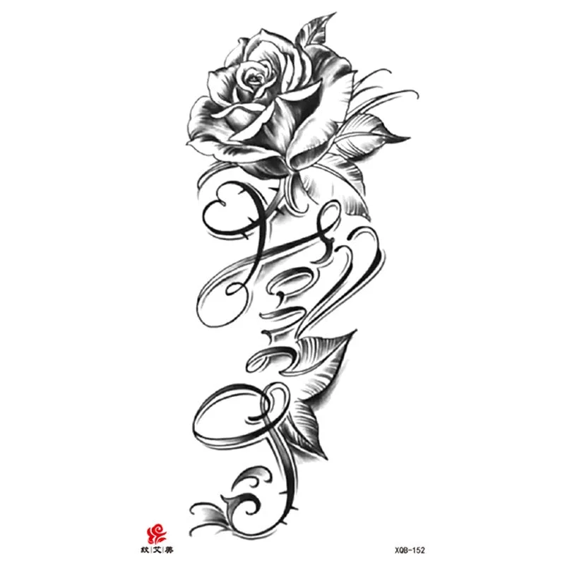 Animal Tiger dragonTemporary Tattoos Fox Wolf Eagle Fake Tatto Sticker Owl Flower Tatoo Body Armbands Men tatuajes temporales