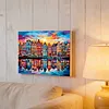 Amsterdam Hues-Framed oil painting by numbers 40*30CM