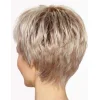 Women's Gradient Short Straight Wig