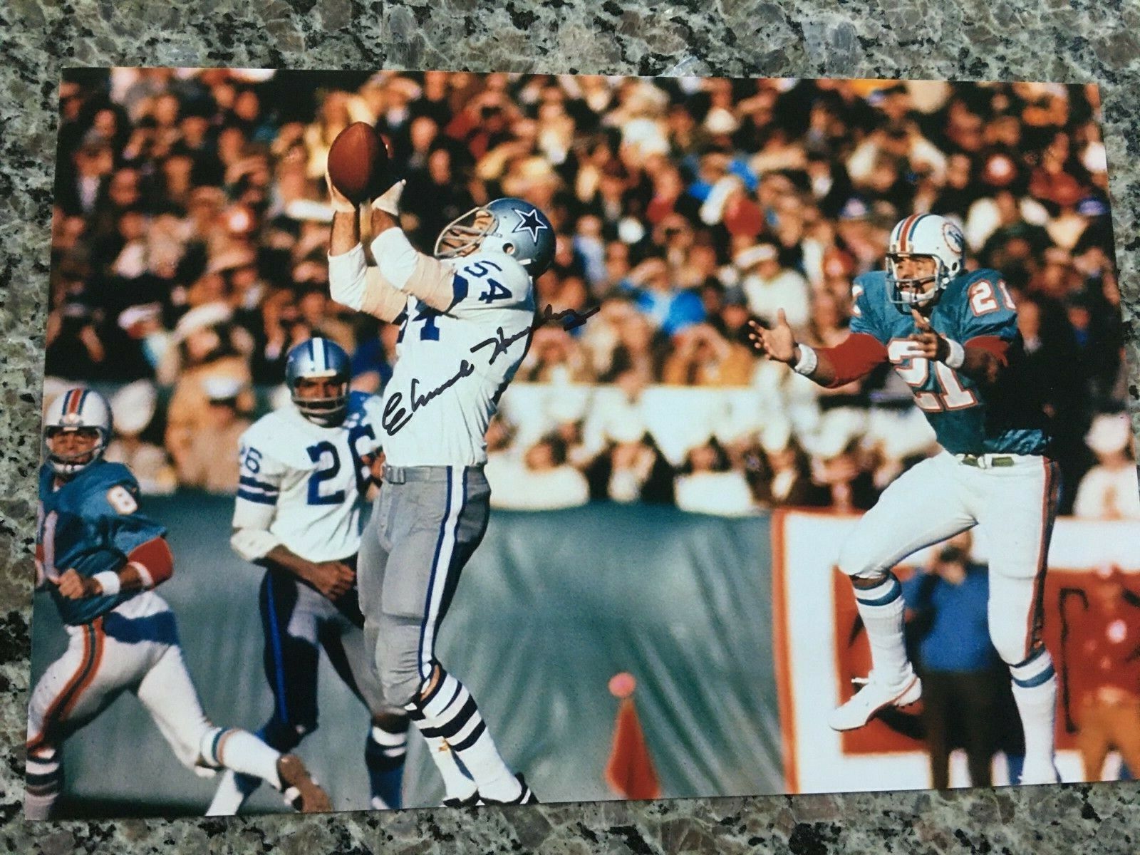 CHUCK HOWLEY DALLAS COWBOYS SUPER BOWL V MVP & SUPER BOWL VI CHAMP SIGNED Photo Poster painting