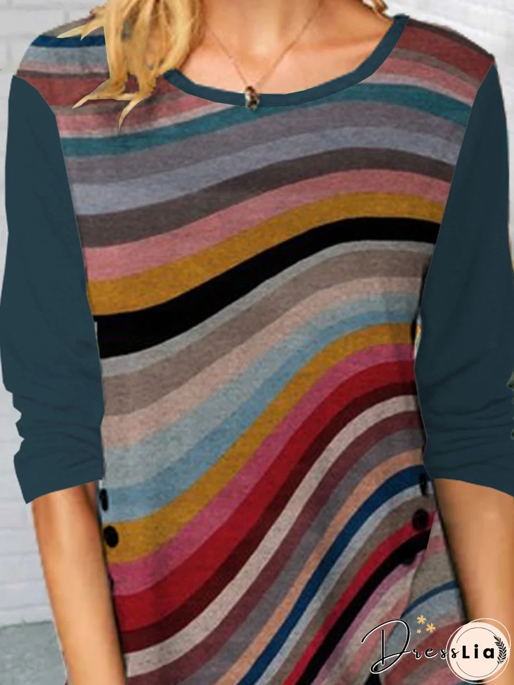 Holiday Geometric Printed T-shirt