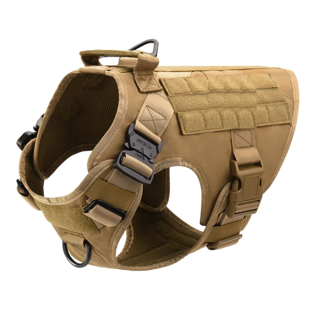k9 Tactical No Pull Dog Harness, Military Dog tactical Vest Set