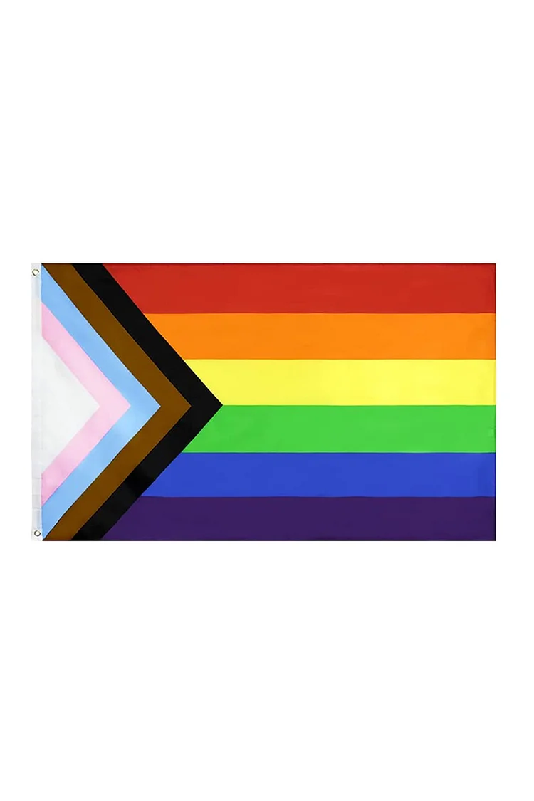 Rainbow Striped Pride Festival Flag