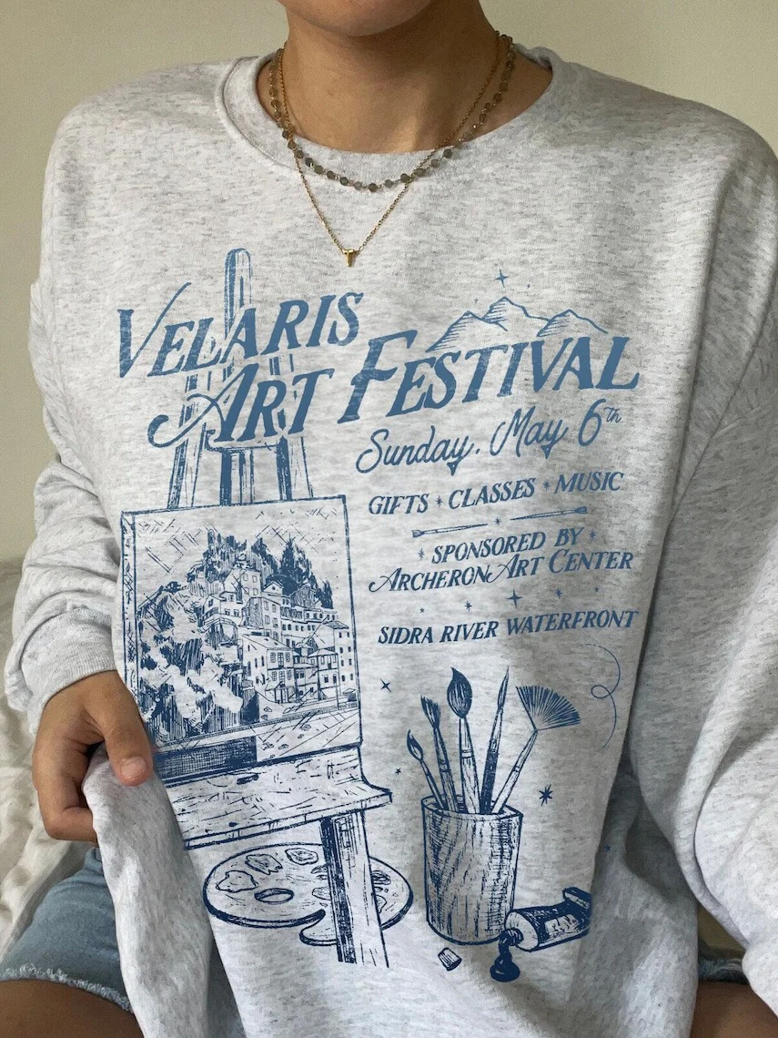 Velaris Art Festival Sweatshirt | SJM Merch / DarkAcademias /Darkacademias