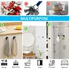 2/4/6/8/10PCS Suction Cup Hooks Stainless Steel Loofah Towel Coat Bath Robe Hook