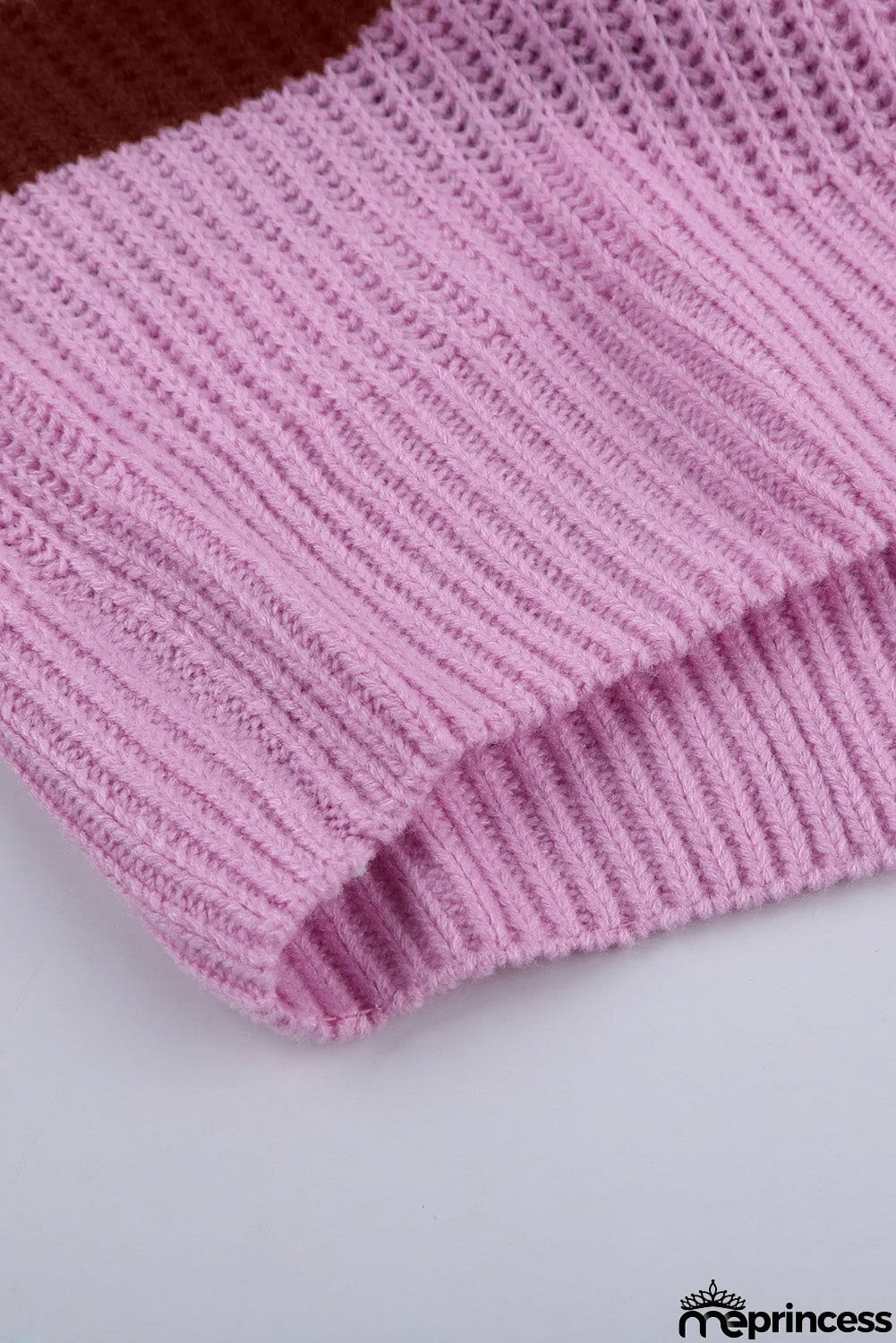 Color-lump Patchwork Sweater