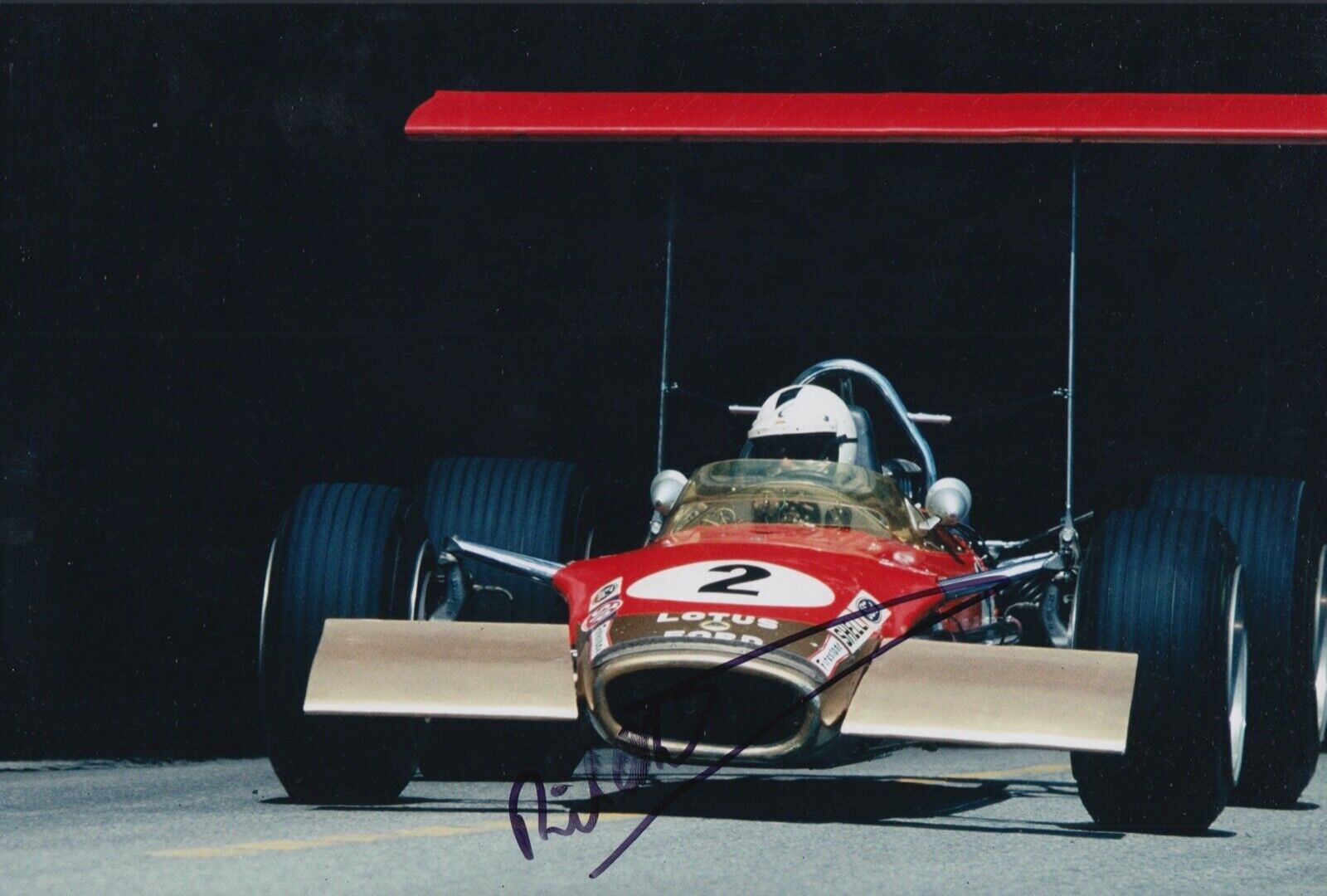 Richard Attwood Hand Signed 12x8 Photo Poster painting F1 Autograph Lotus 6