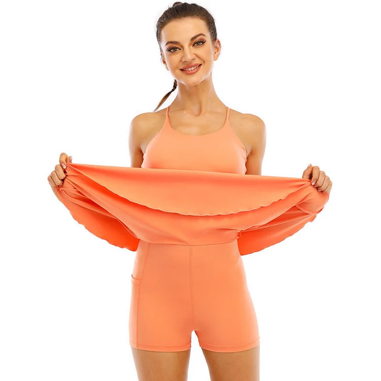 Suspender Sports Shorts Dress