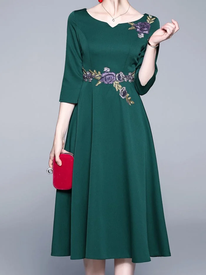 Elegant Heavy Embroidered Dress