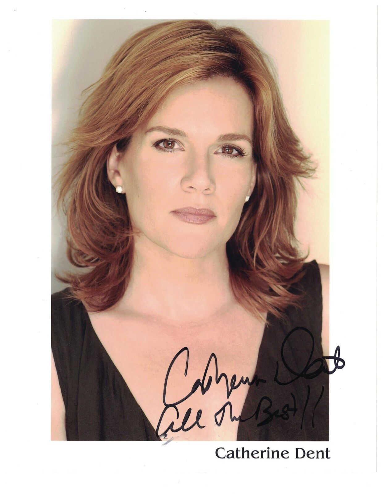 Catherine Dent Signed Autographed 8 x 10 Photo Poster painting American Actress The Shield