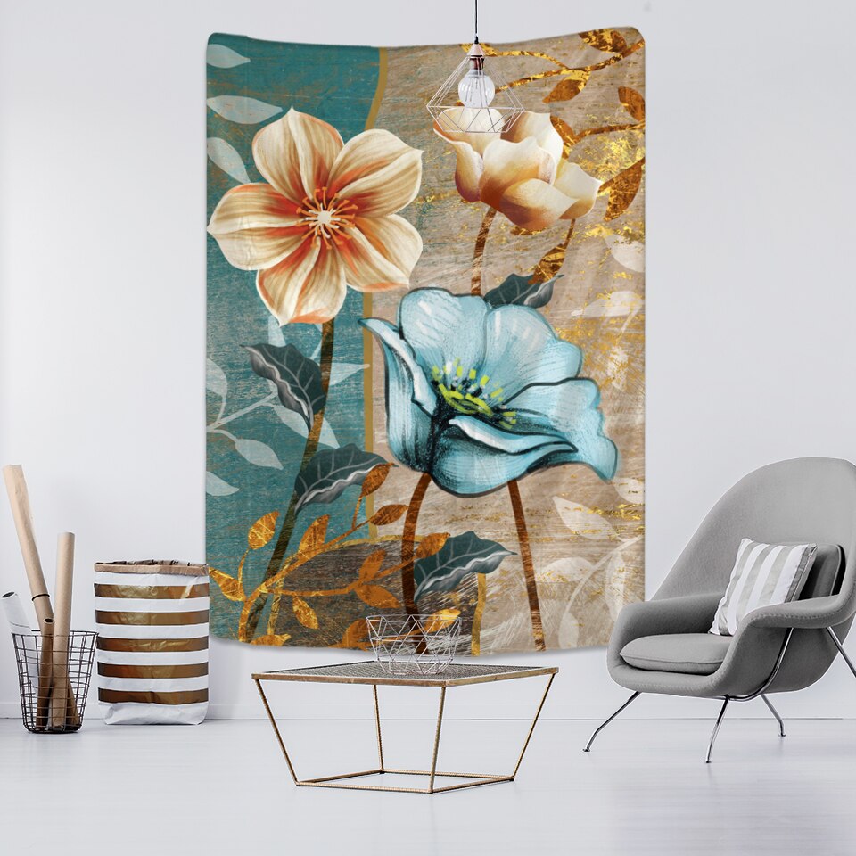 

Wall Tapestry - 3D Plant Flower-150*130cm, 501 Original