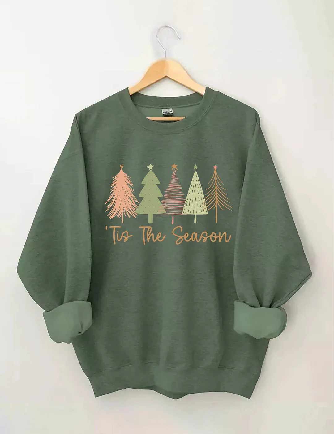 Boho Christmas Trees Sweatshirt