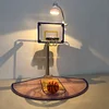 Basketball Stand Mini Room Desktop Mini Basketball Stand Decoration Handmade Original American Basketball Mini Basketball Stand