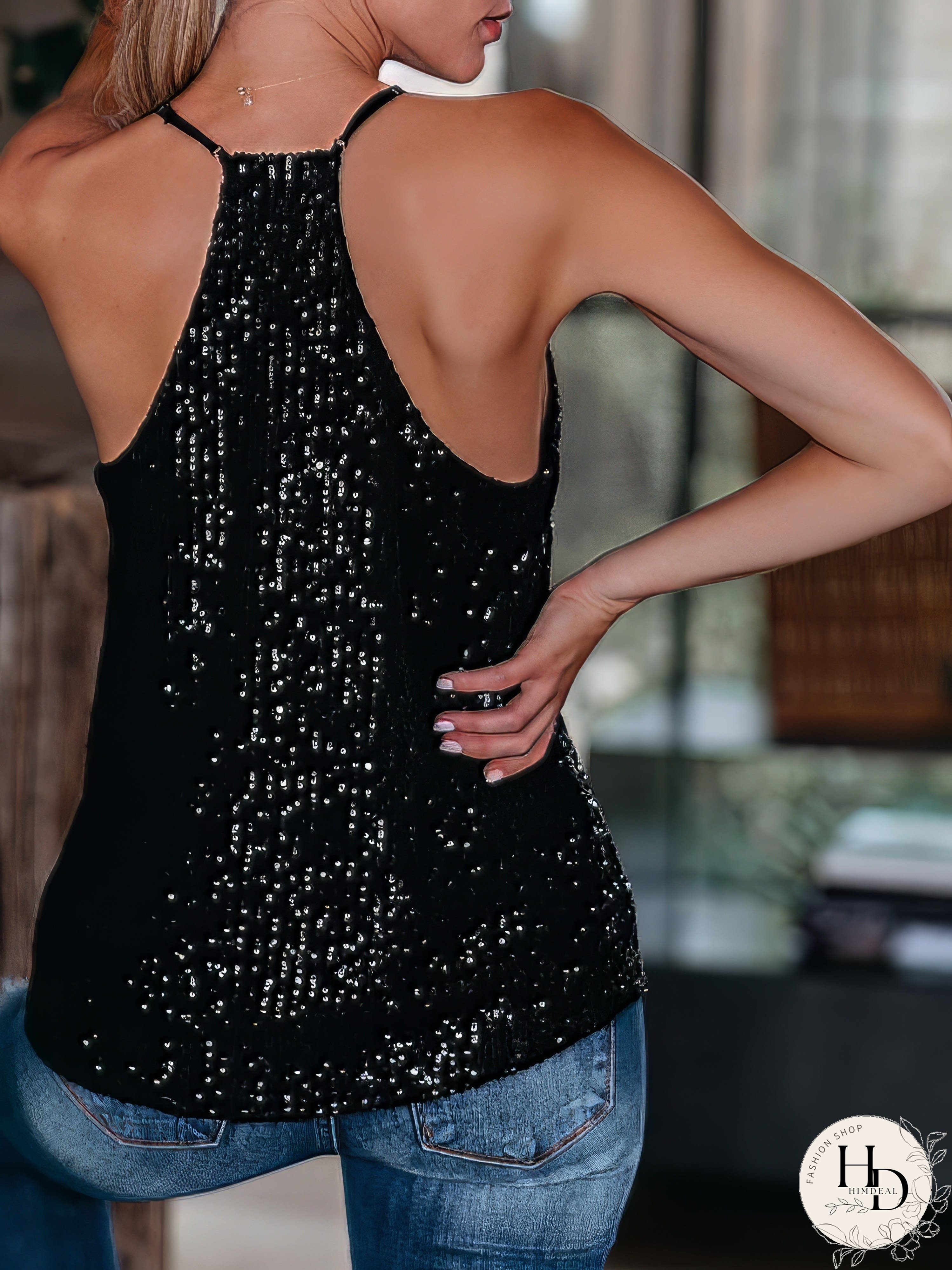 Sparkly Sleeveless Tank