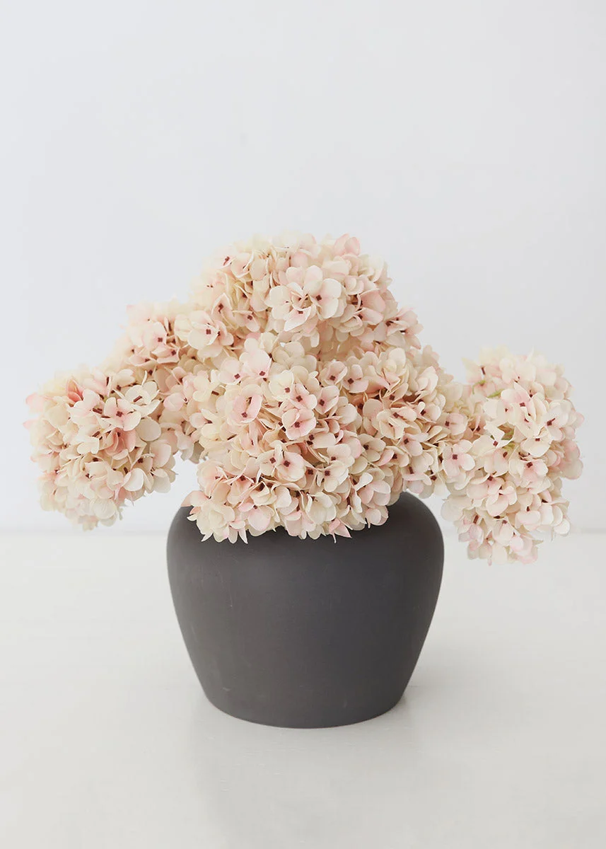 Blush Oversized Hydrangea Silk Flower - 27"