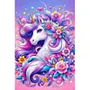 (40*60cm)Unicorn - Full Round Drill Diamond Painting
