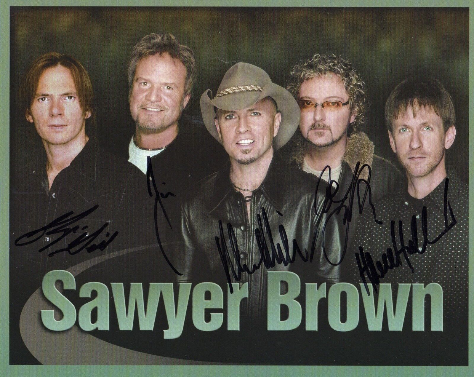 SAWYER BROWN AUTOGRAPH COUNTRY MUSIC, COUNTRY POP