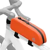 Bike Top Tube Bag Reflective Bike Front Frame Bag Cycling Pouch for Night Riding