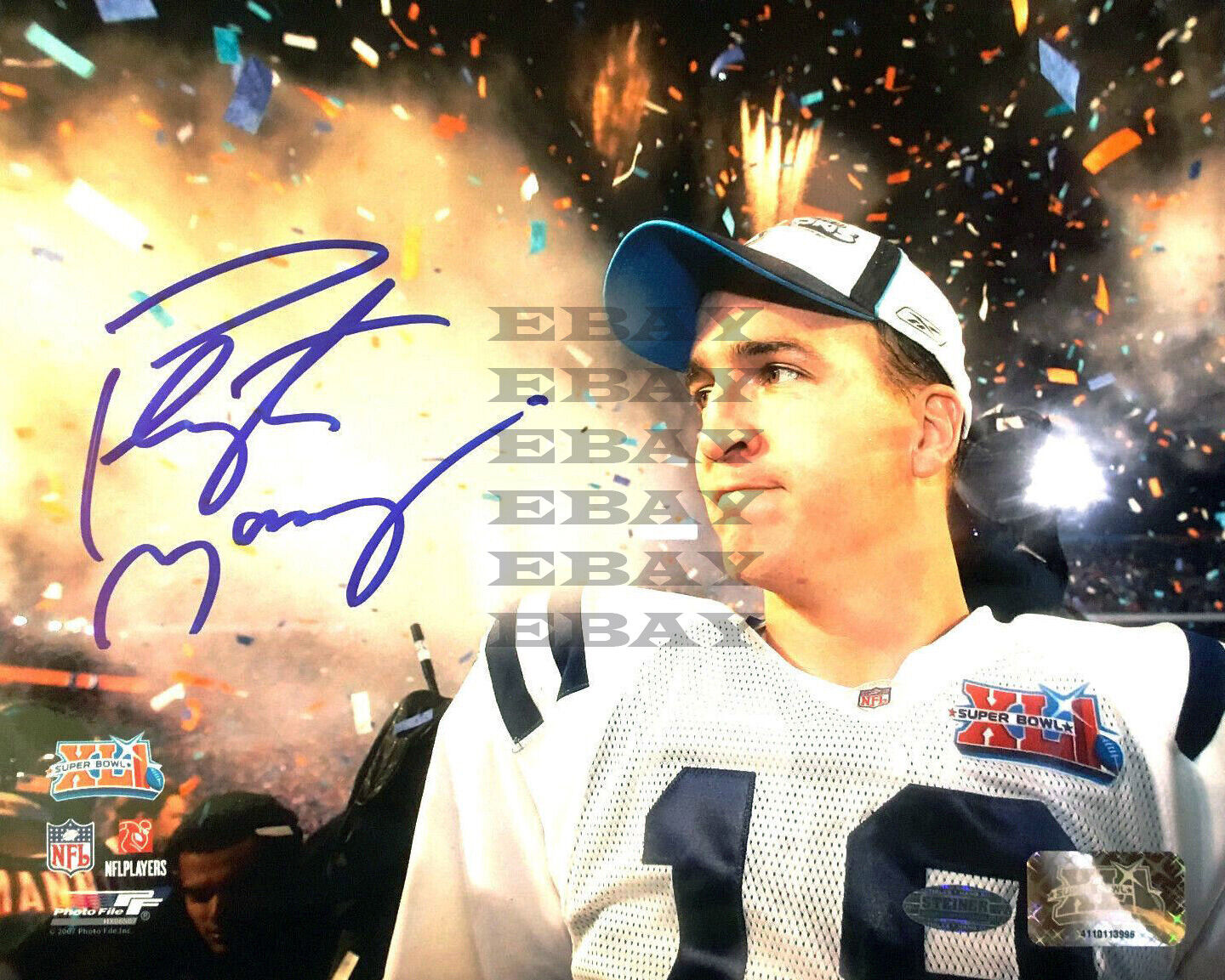 PEYTON MANNING Signed 8x10autographed Photo Poster painting Reprint