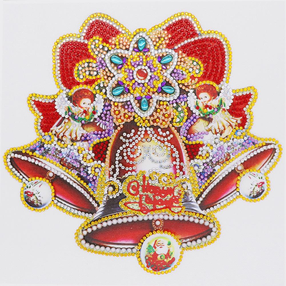 

30*30CM - Christmas Bell - Round Drill Diamond Painting, 501 Original