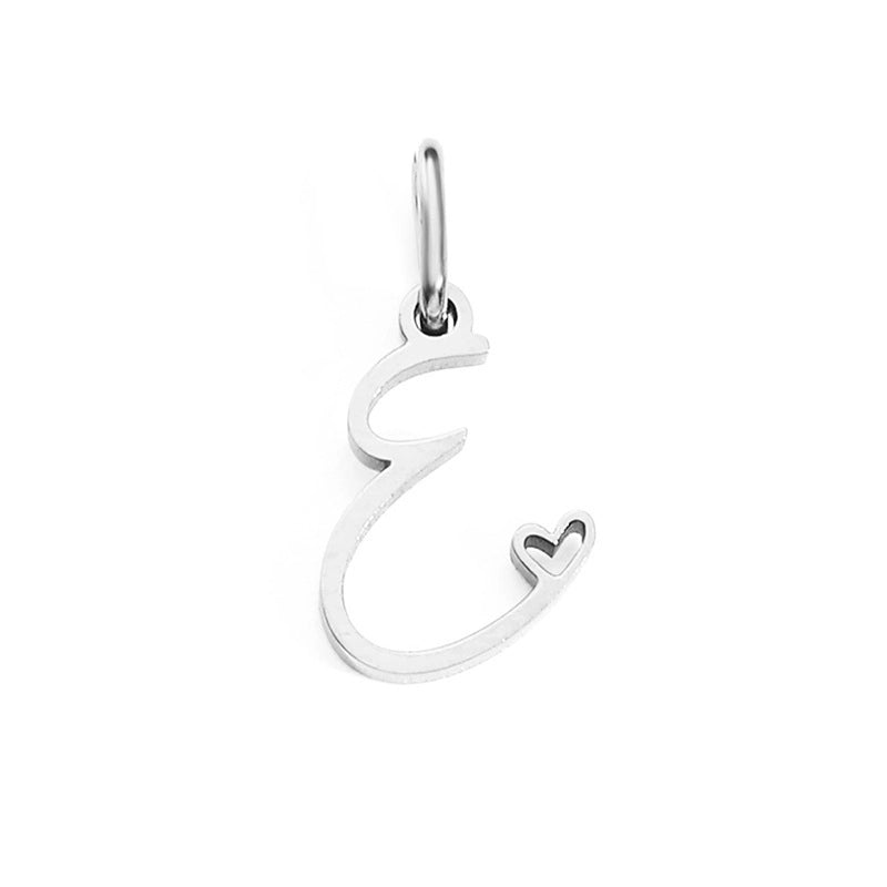 1 Piece Minimalist Letter Stainless Steel Plating Pendant Jewelry Accessories