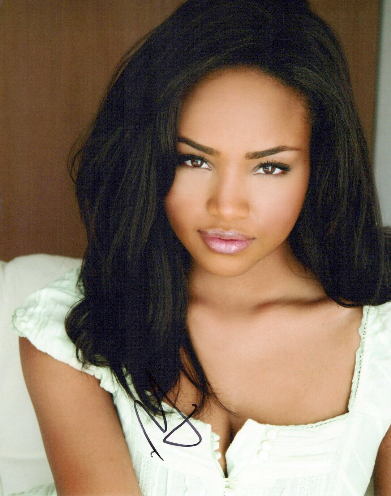 Meagan Tandy glamour shot autographed Photo Poster painting signed 8x10 #12