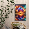 Diamond Painting-DIY Full Round Drill Colorful Abstract Tree(40*60CM)