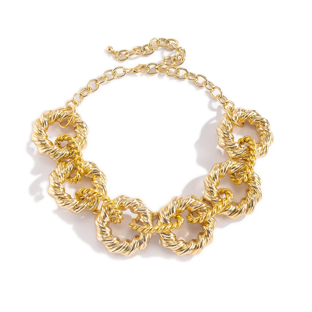Personalized vintage clavicle chain necklace