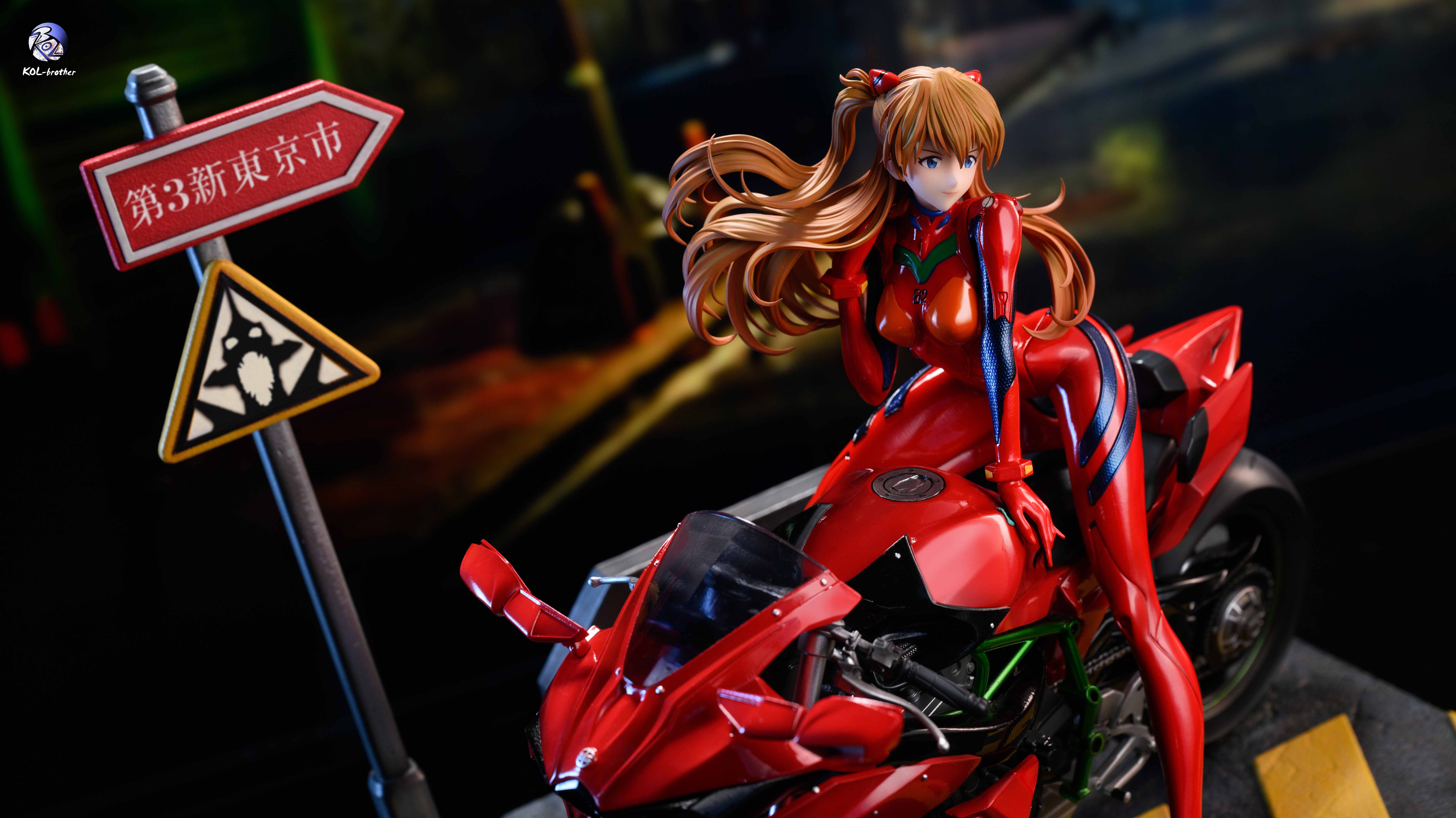 ハヤテベルKol-Studioアスカ KOL Studio - Neon Genesis Evangelion Motorcycle Asuka 1/6