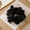 8PCS Satin Plain Colors Hair Band Scrunchie