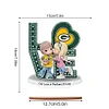 DIY Love Green Bay Packers Precious Doll-Diamond Painting Ornaments（Single-Sided)
