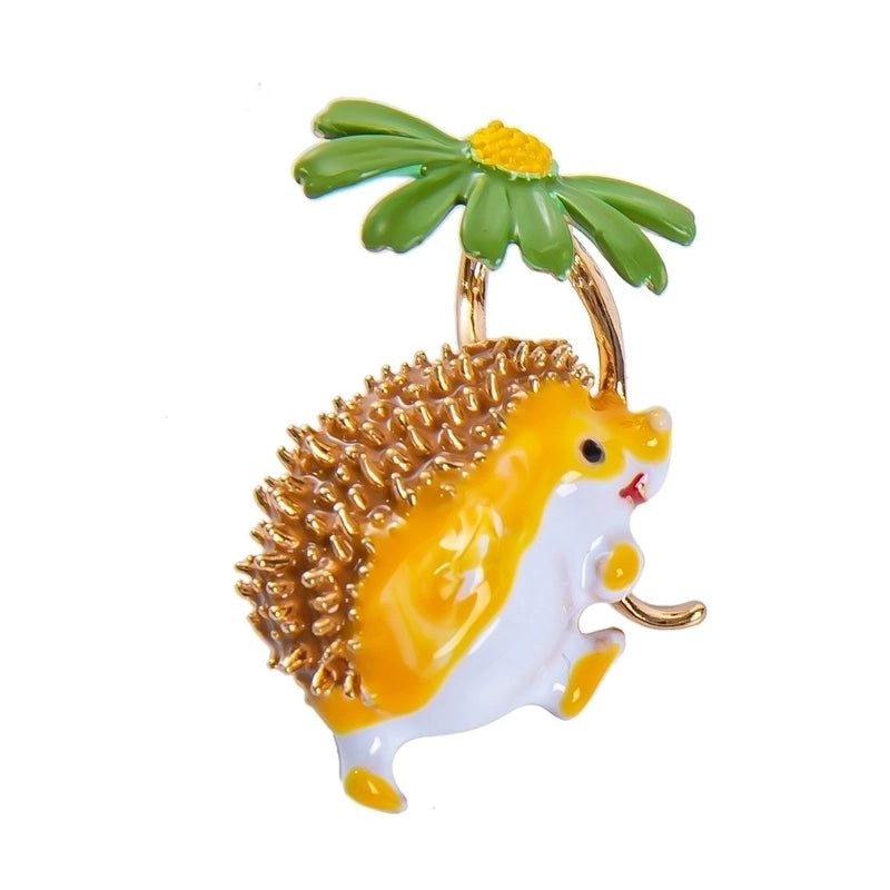 Fashion Pin Hedgehog Alloy Enamel Women’S Brooches
