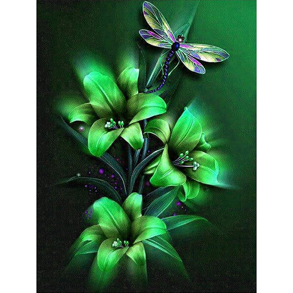 

25*30CM - Morning Glory - Round Drill Diamond Painting, 501 Original