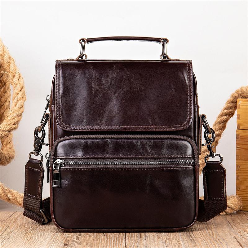 Soft Large-Capacity Solid Color Handbag Vintage Shoulder Bag