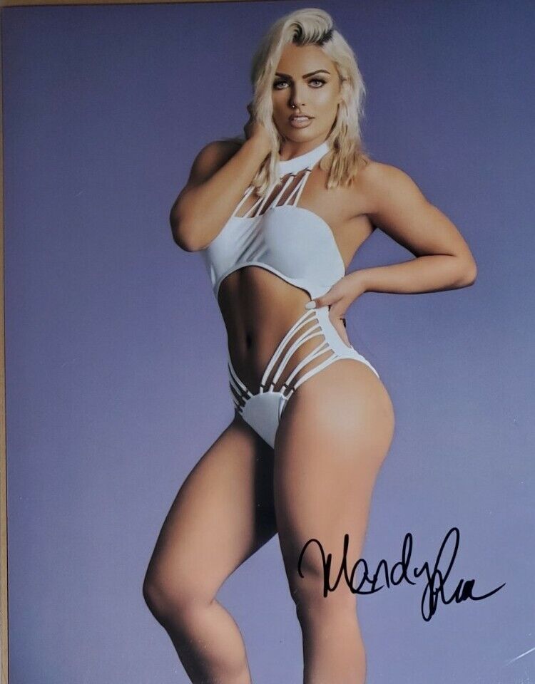 Mandy Rose Authentic Autographed 8x10 Photo Poster painting w/ COA