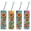 4Pcs Diamond Painting Sunflower Diamond Art Bookmarks Kit
