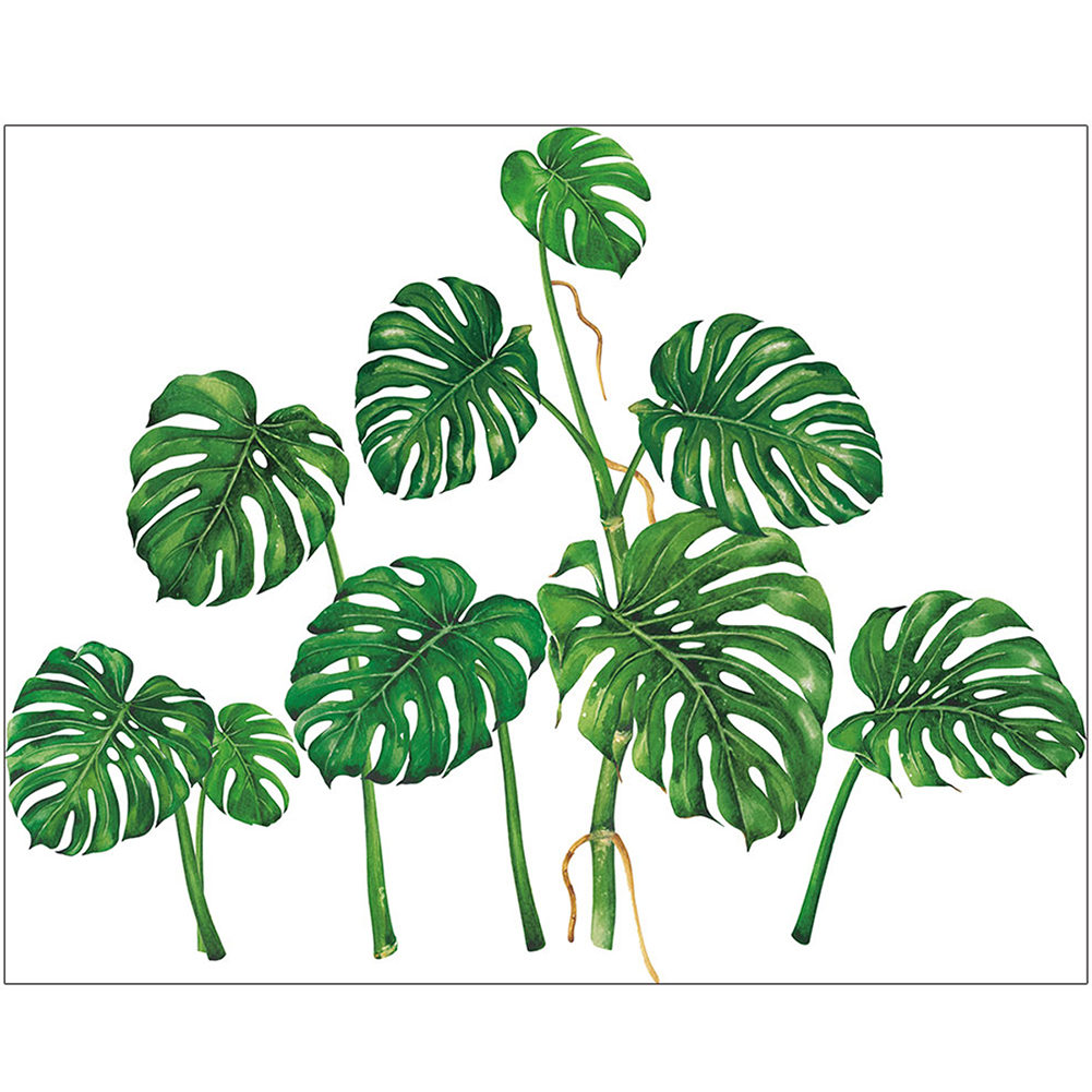 

Green Plants Wall Stickers for Living Room DIY Art Decal Home Decor (Y1612, 501 Original